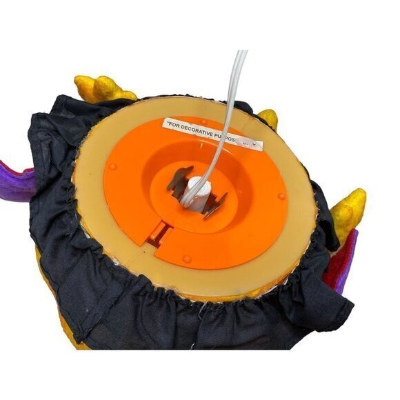 Vintage Halloween Pumpkin Jack  o Lantern Vampire Dracula Light Up Decoration 10 - Picture 4 of 5